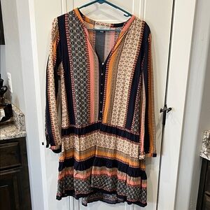 LOFT Women's Striped Boho Tunic